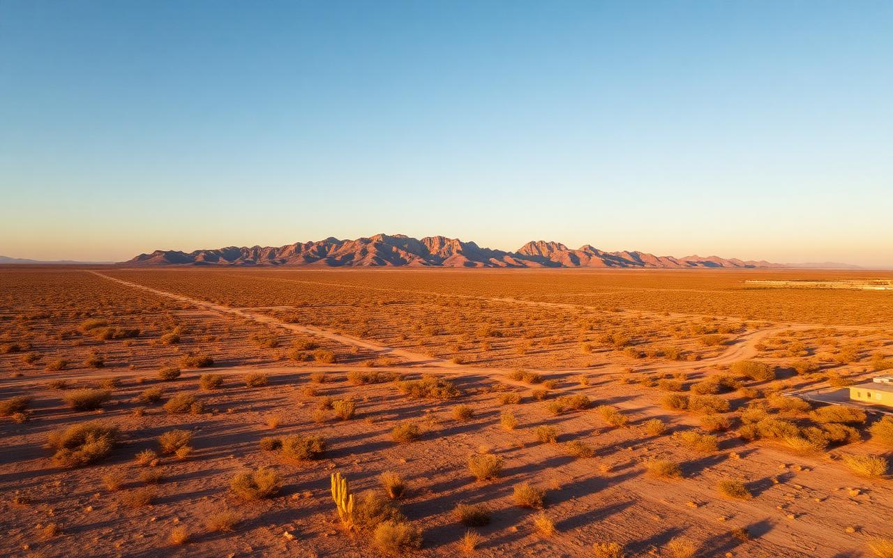 Vacant land in Cochise County, Arizona with mountain views