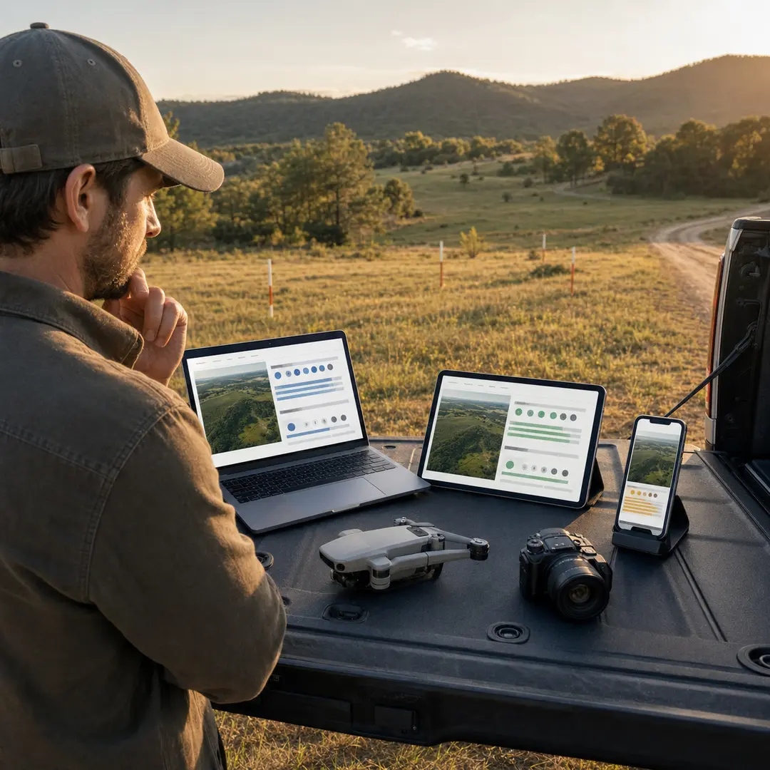 RawLandHub sells land faster for most owners with zero commission and AI tools, while Land.com and LandWatch, the same CoStar network, offer bigger reach for a fee.